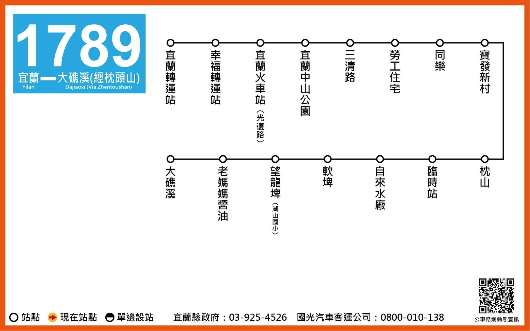 1789Route Map-宜蘭 Bus