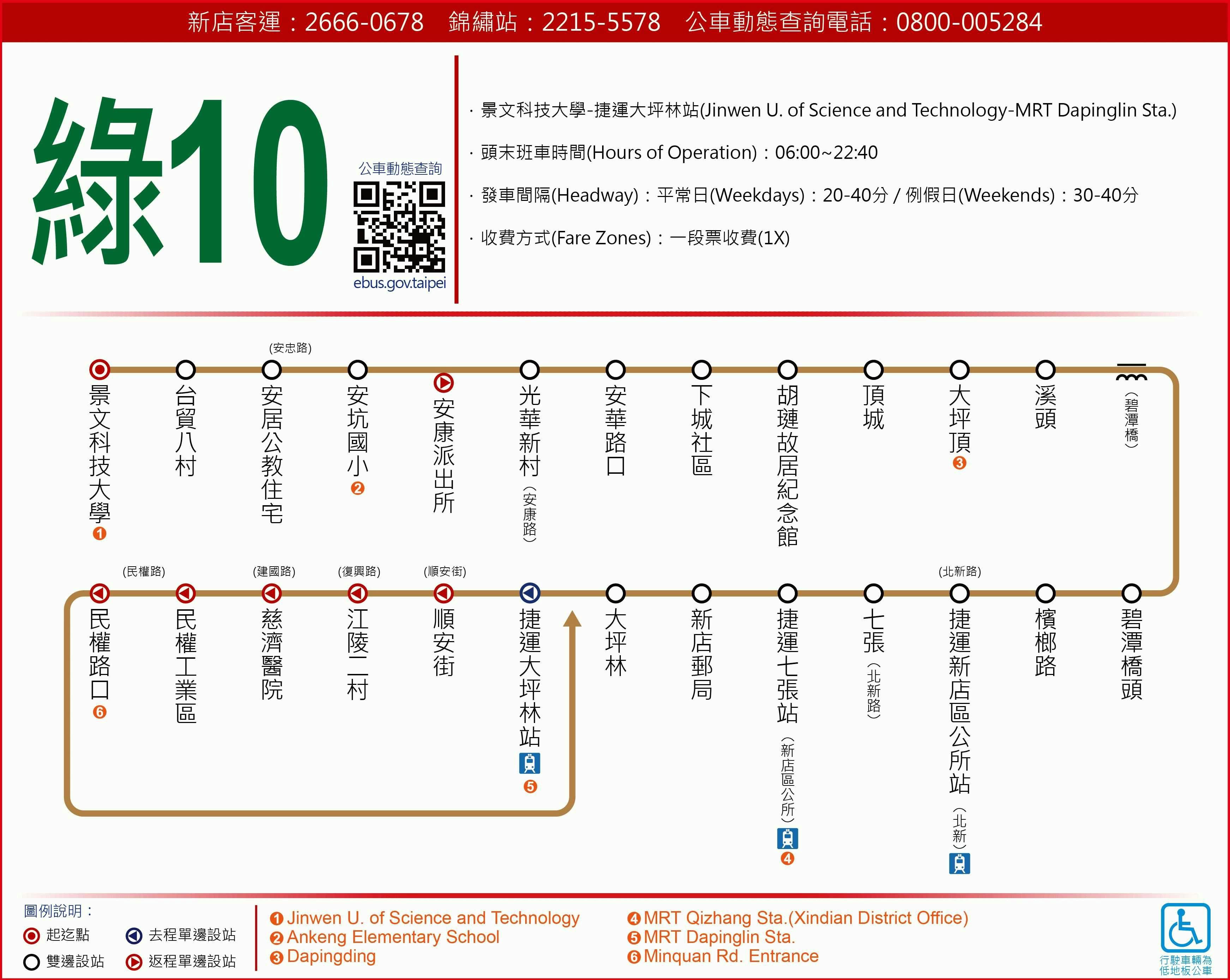 G10Route Map-新北市 Bus