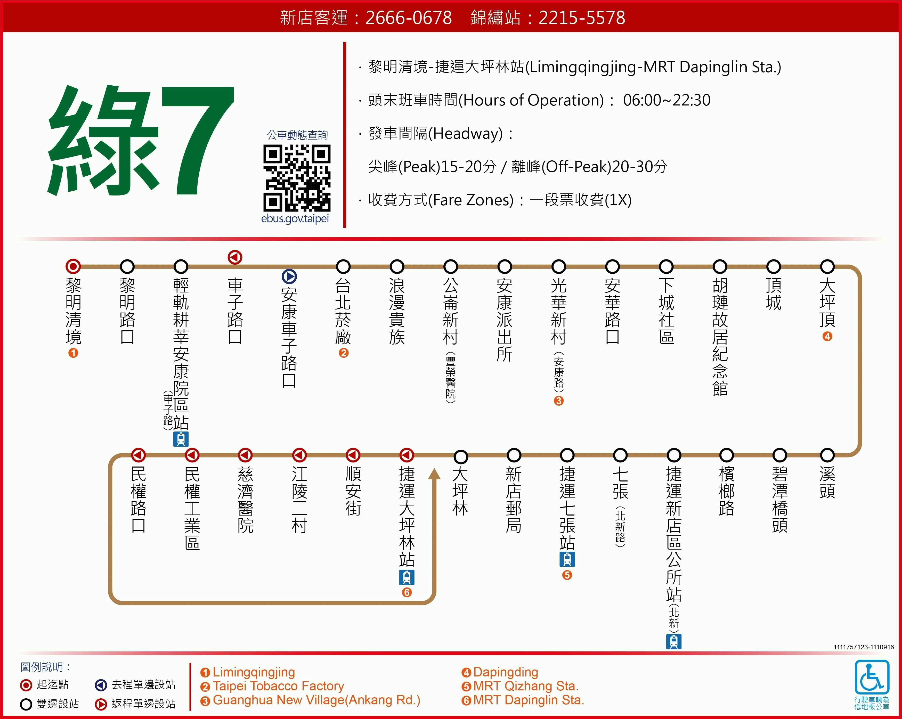 G7Route Map-新北市 Bus