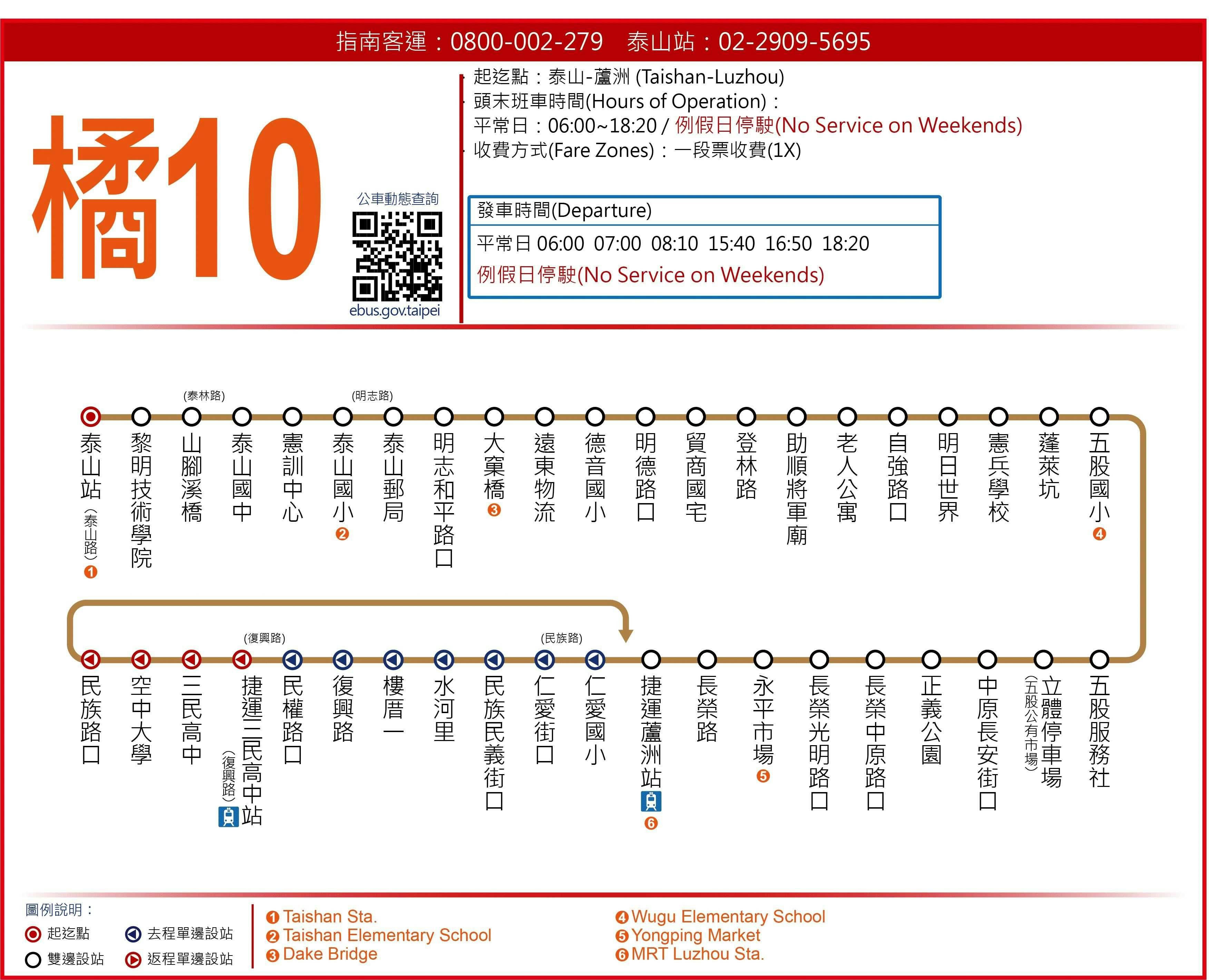 O10Route Map-新北市 Bus