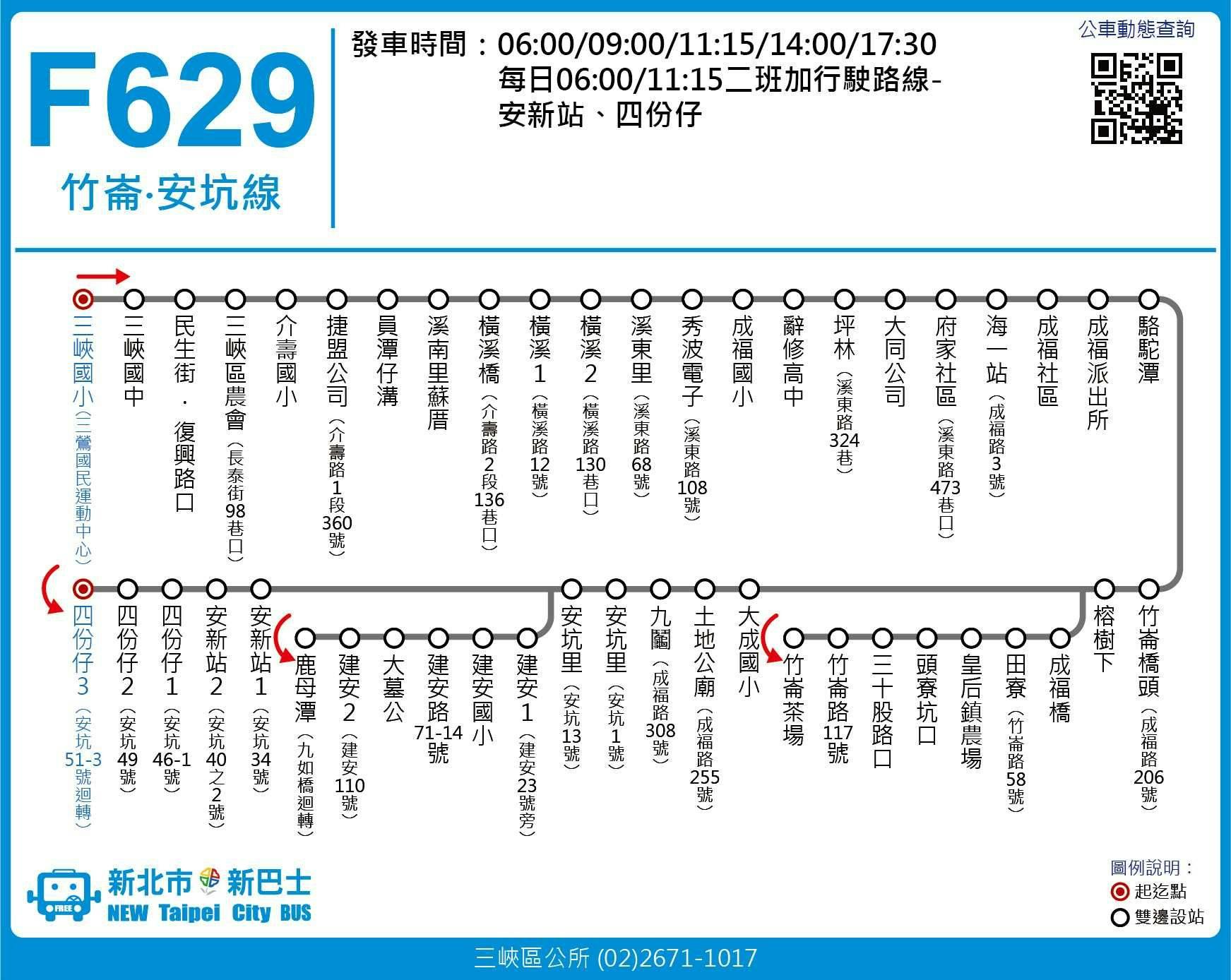 F629Route Map-新北市 Bus