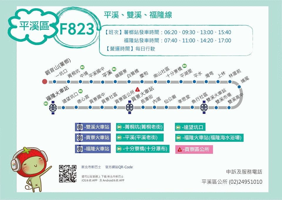 F823ShuttleRoute Map-新北市 Bus