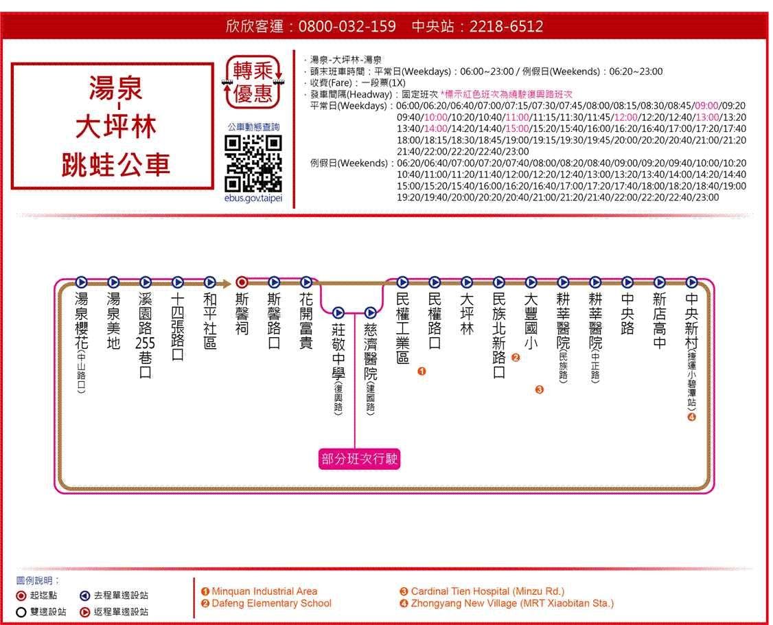 Tangquan─DapinglinRoute Map-新北市 Bus
