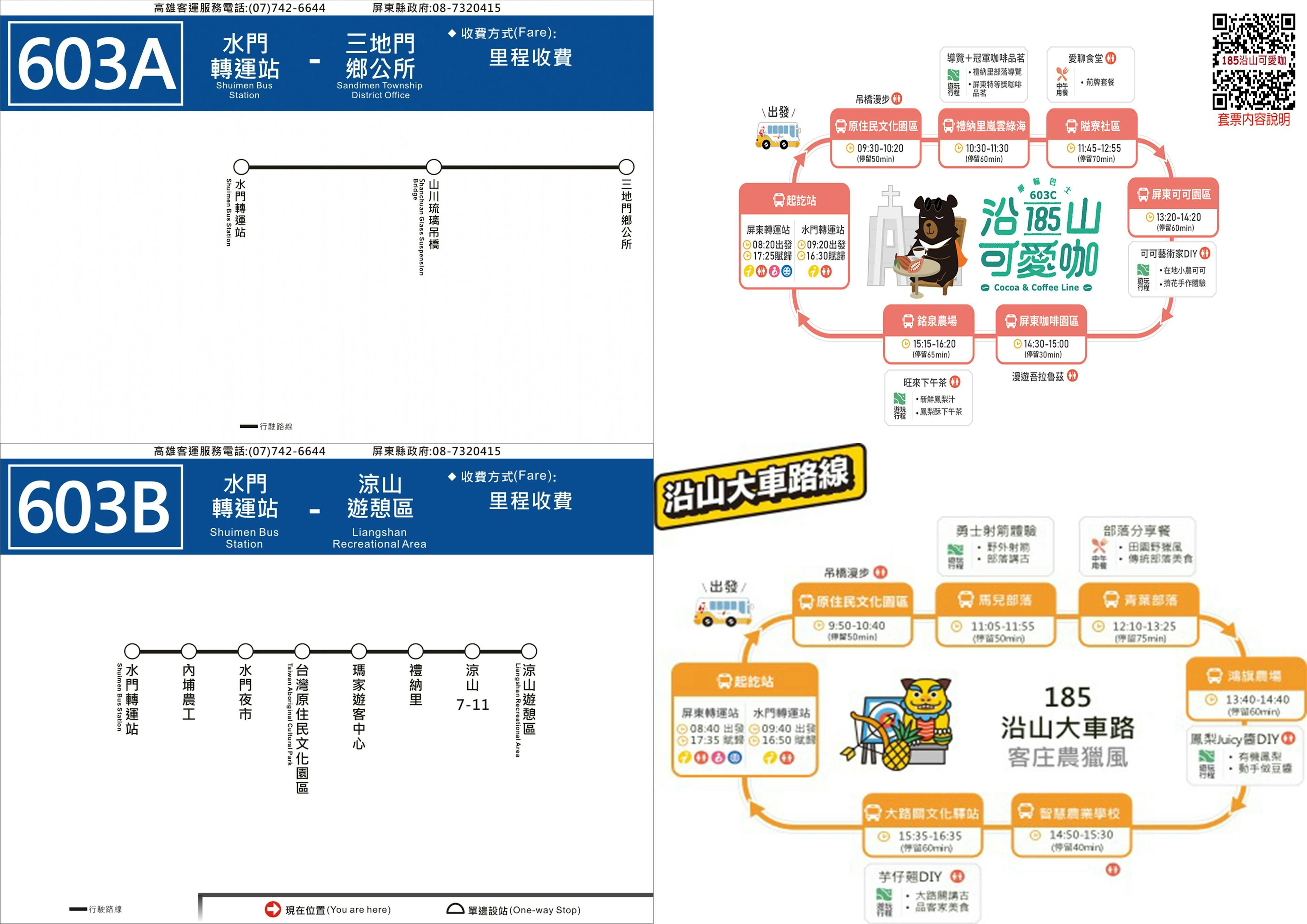 603Route Map-屏東 Bus