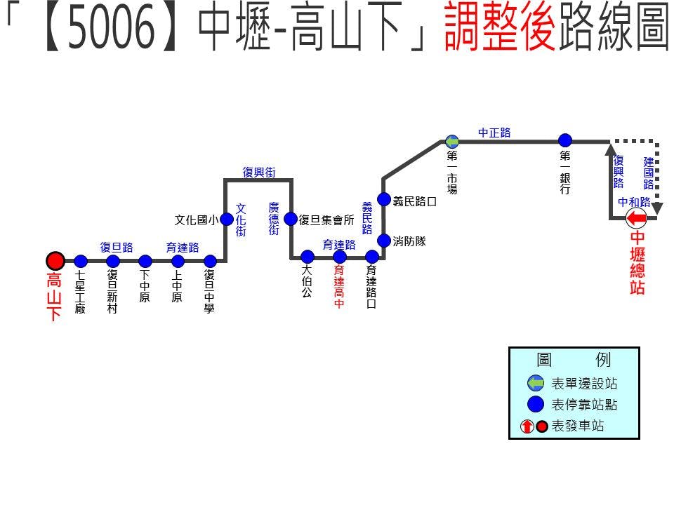 5006Route Map-桃園 Bus