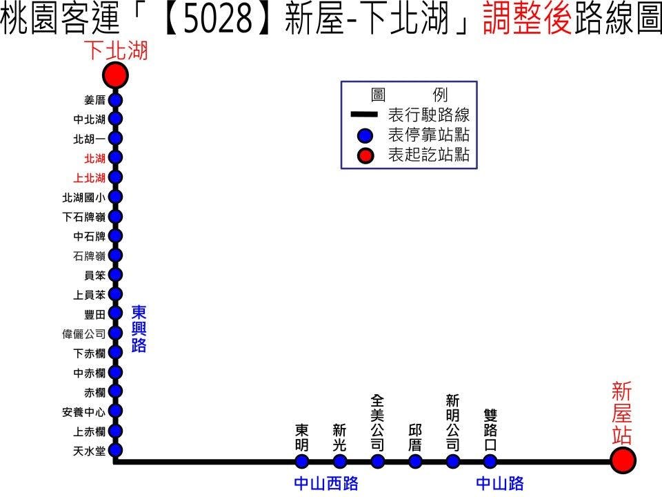 5028Route Map-桃園 Bus