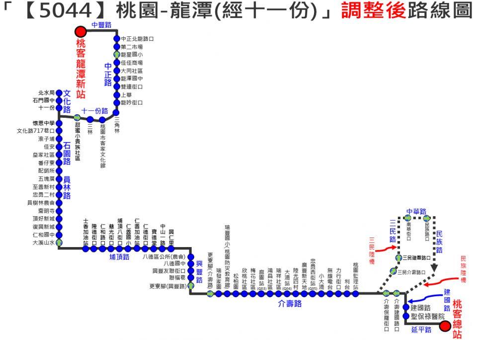 5044Route Map-桃園 Bus