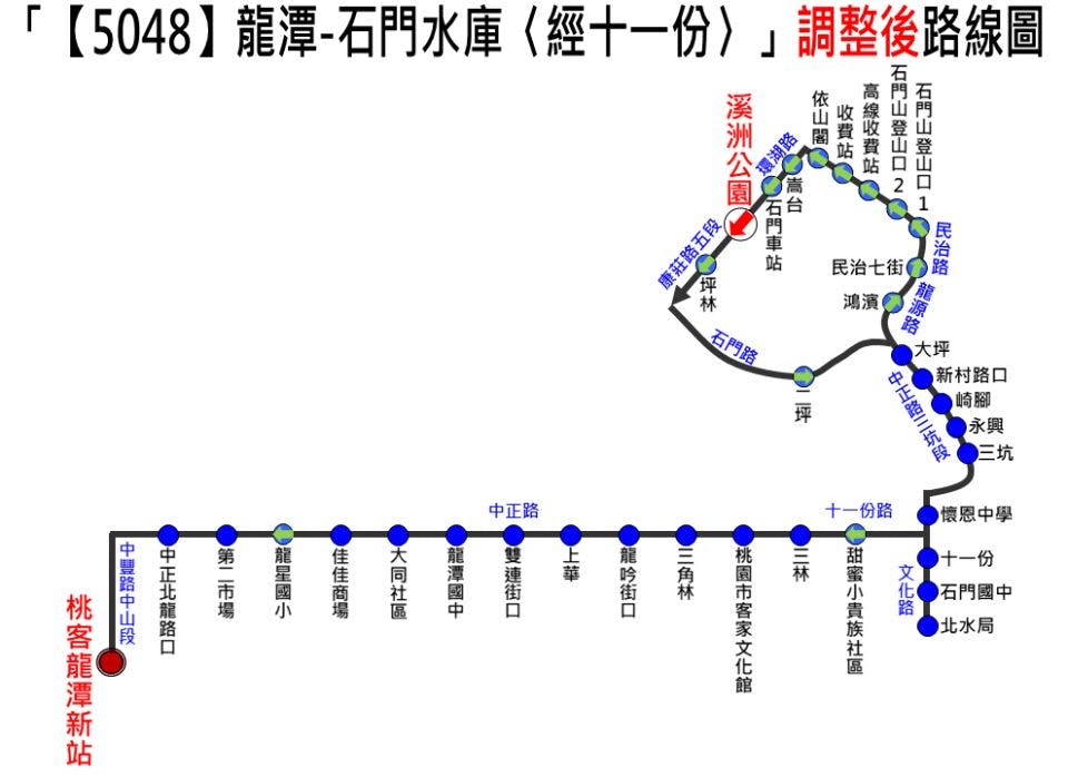 5048Route Map-桃園 Bus
