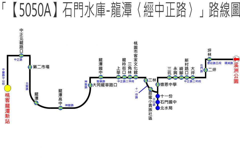 5050ARoute Map-桃園 Bus