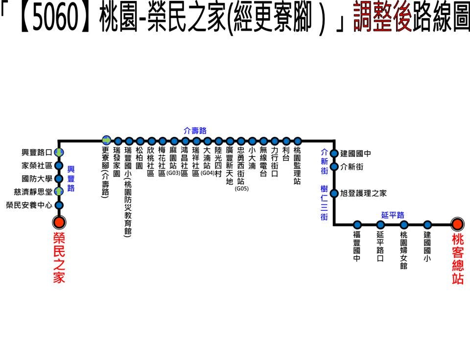 5060Route Map-桃園 Bus