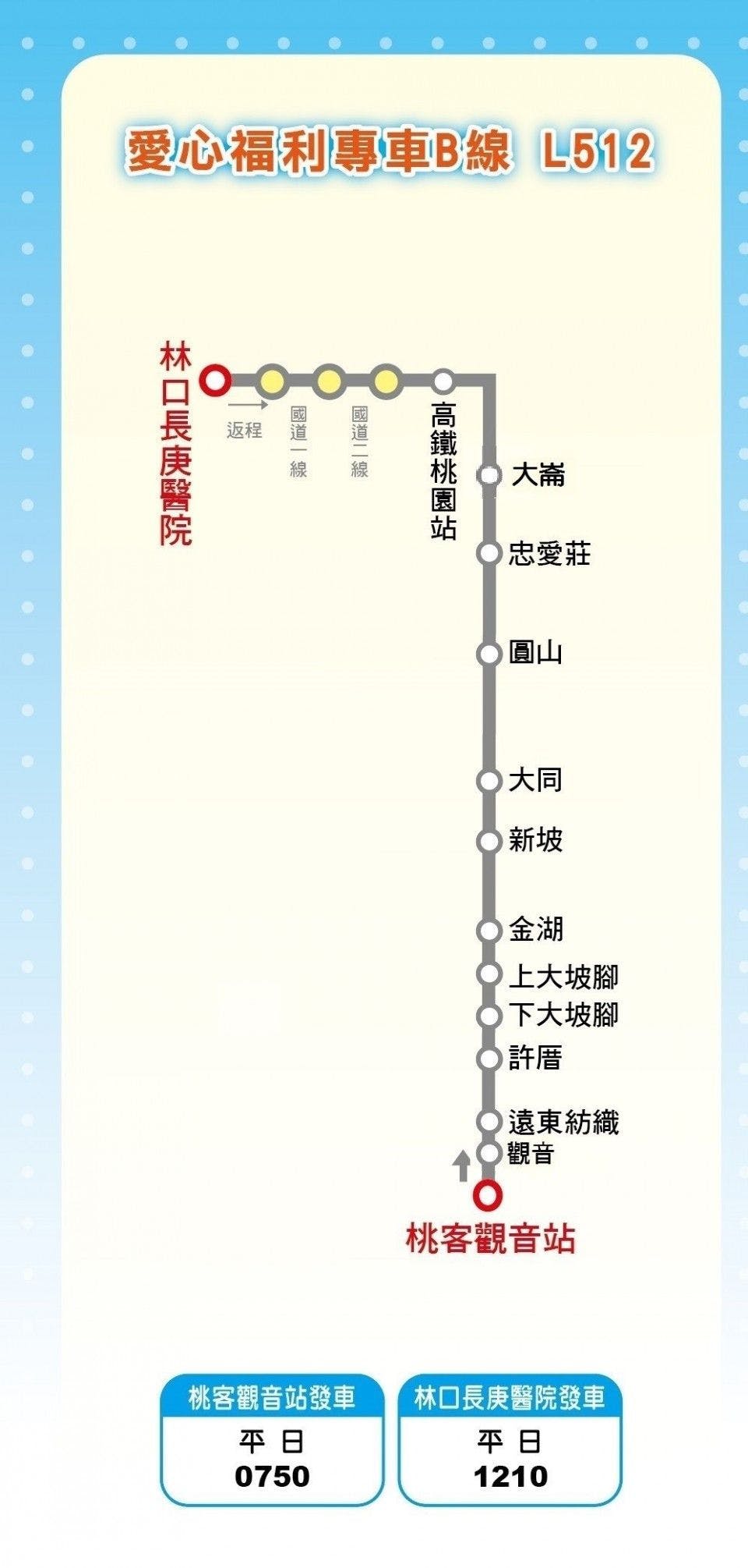 L512Route Map-桃園 Bus
