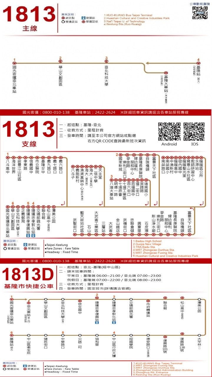 1813Route Map-Kuo-Kuang Bus