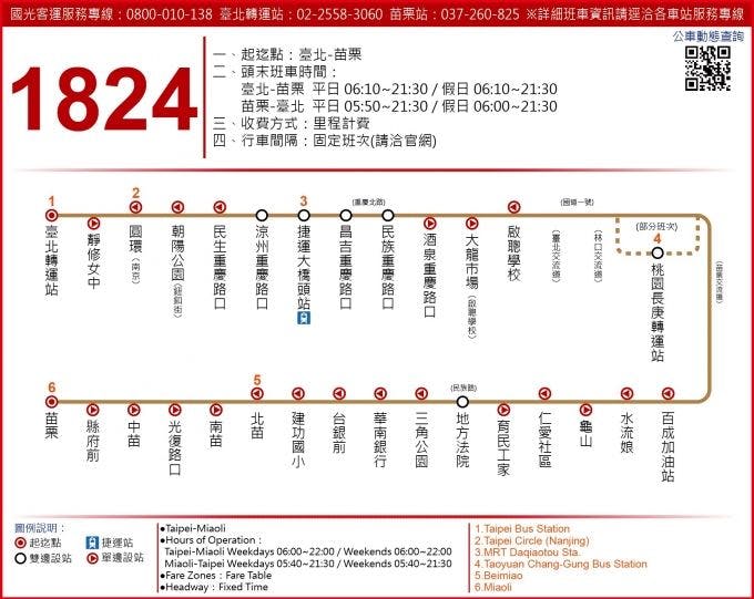 1824Route Map-Kuo-Kuang Bus