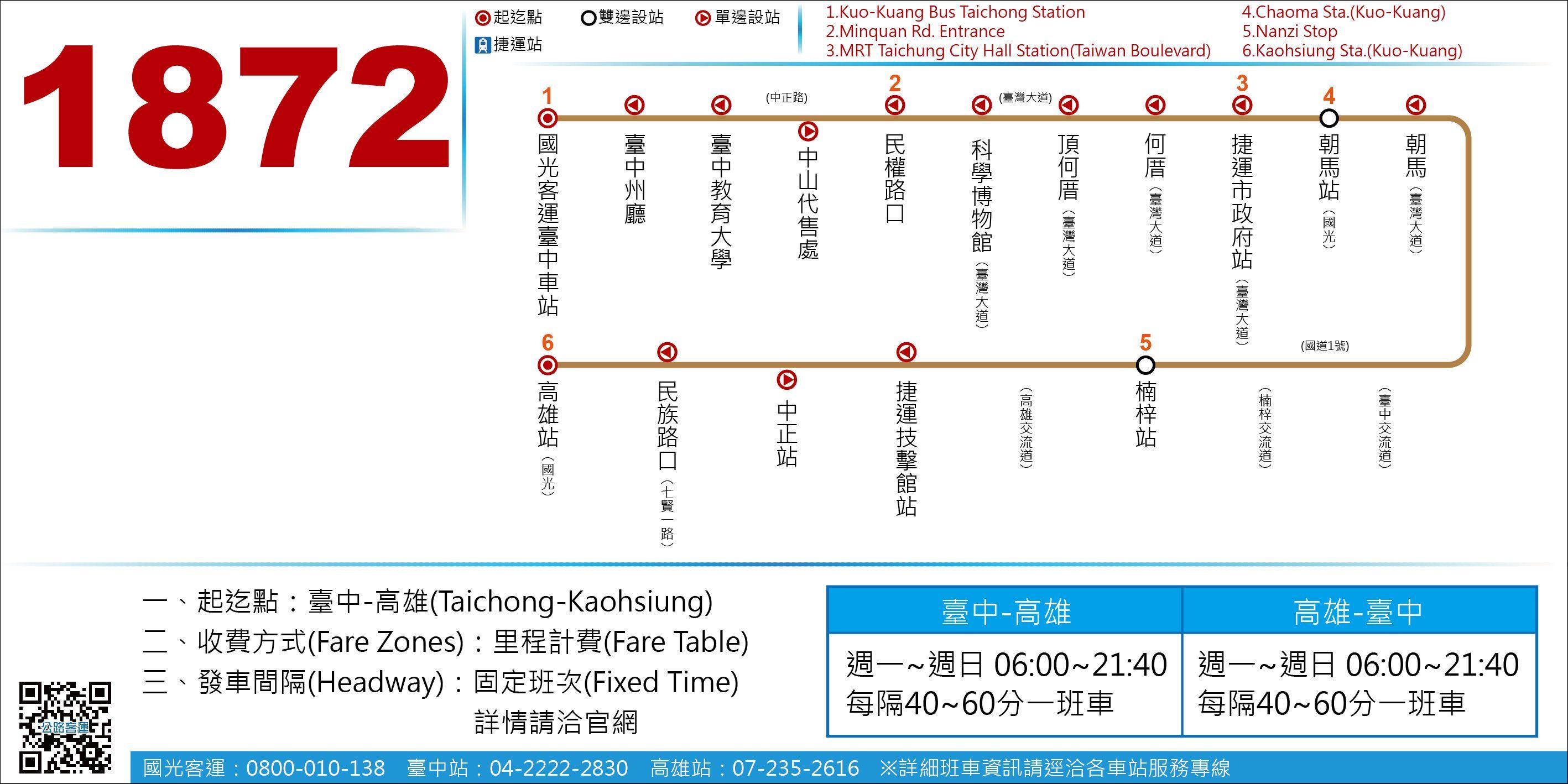 1872Route Map-Kuo-Kuang Bus