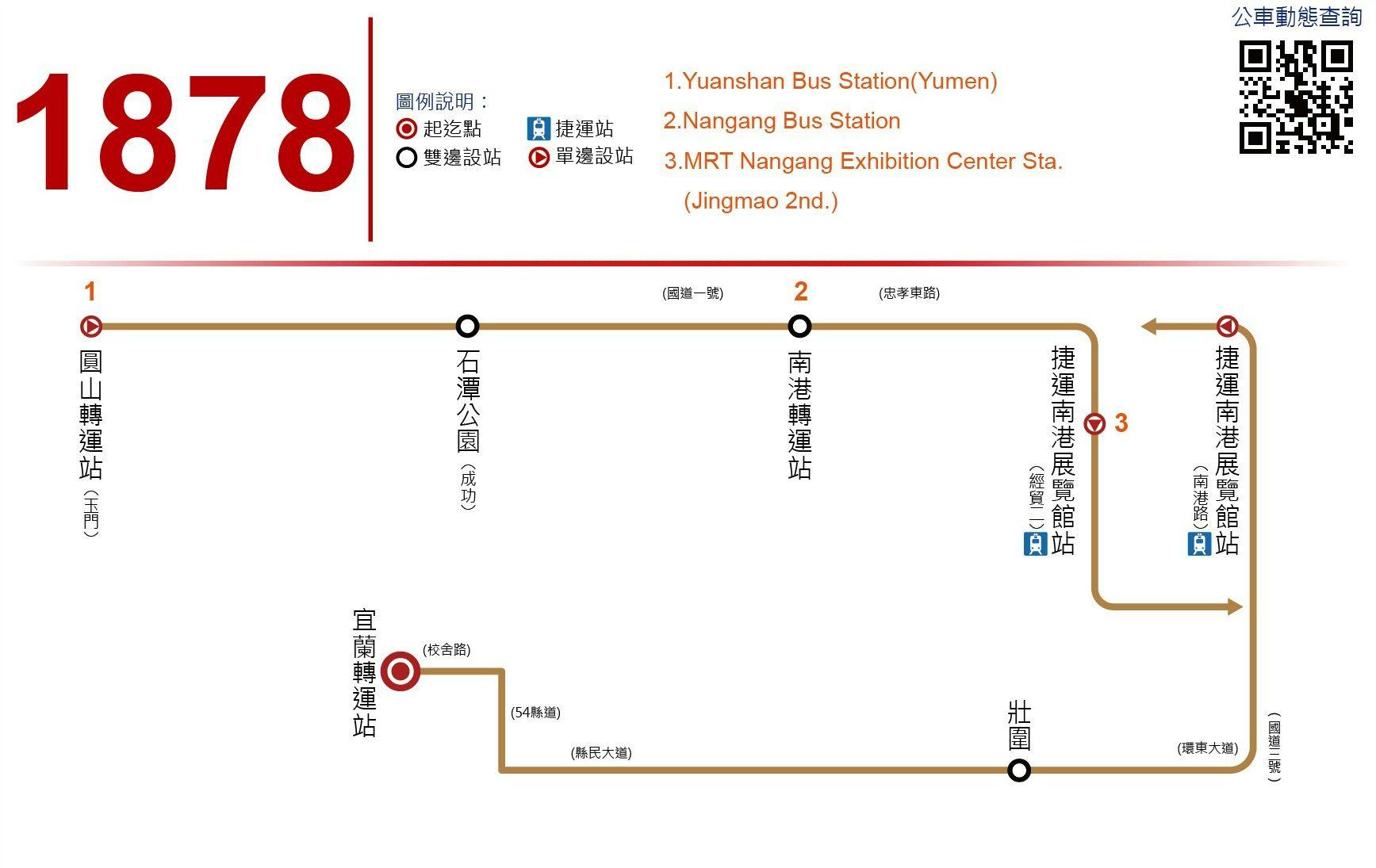 1878Route Map-Kuo-Kuang Bus