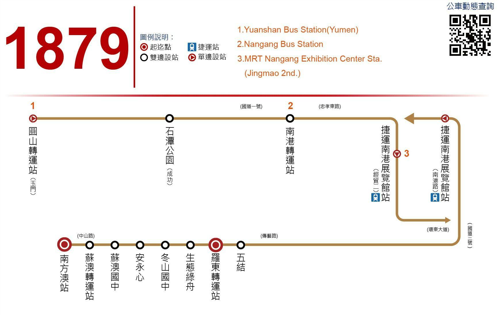 1879Route Map-Kuo-Kuang Bus