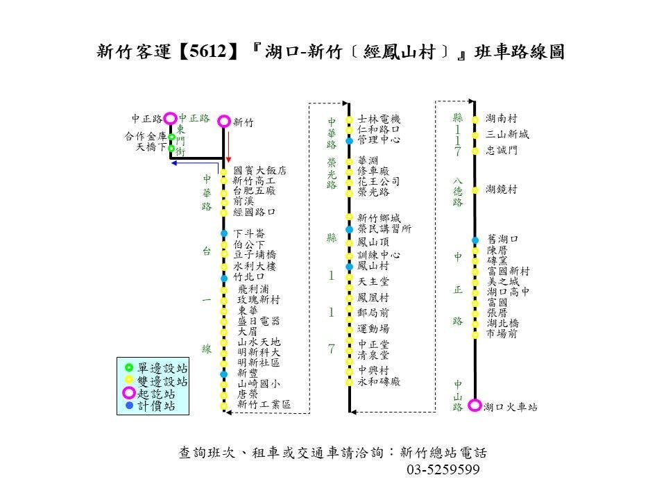 5612Route Map-Hsinchu Bus