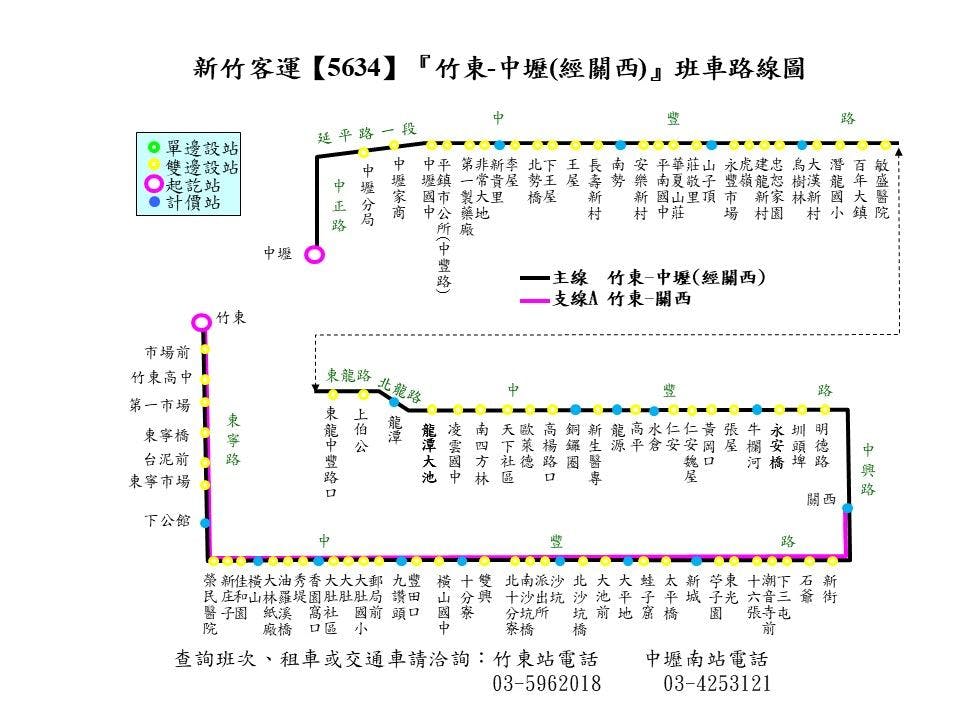 5634Route Map-Hsinchu Bus