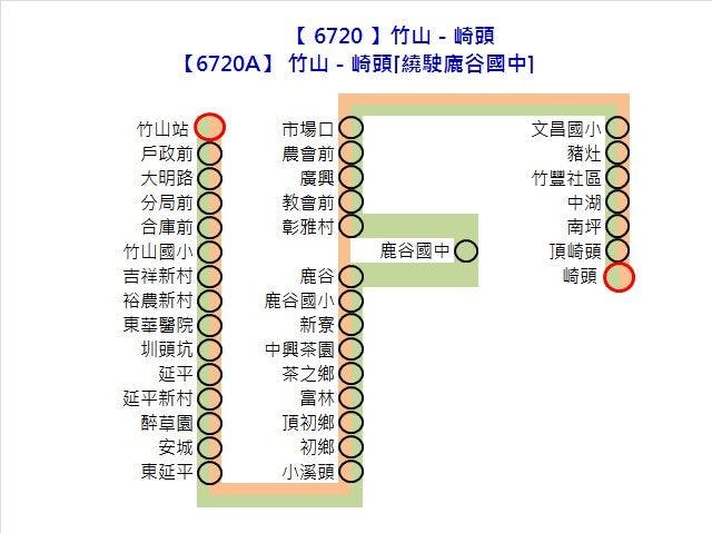 6720Route Map-Yuan Lin Bus