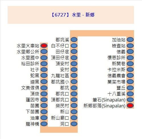 6727Route Map-Yuan Lin Bus