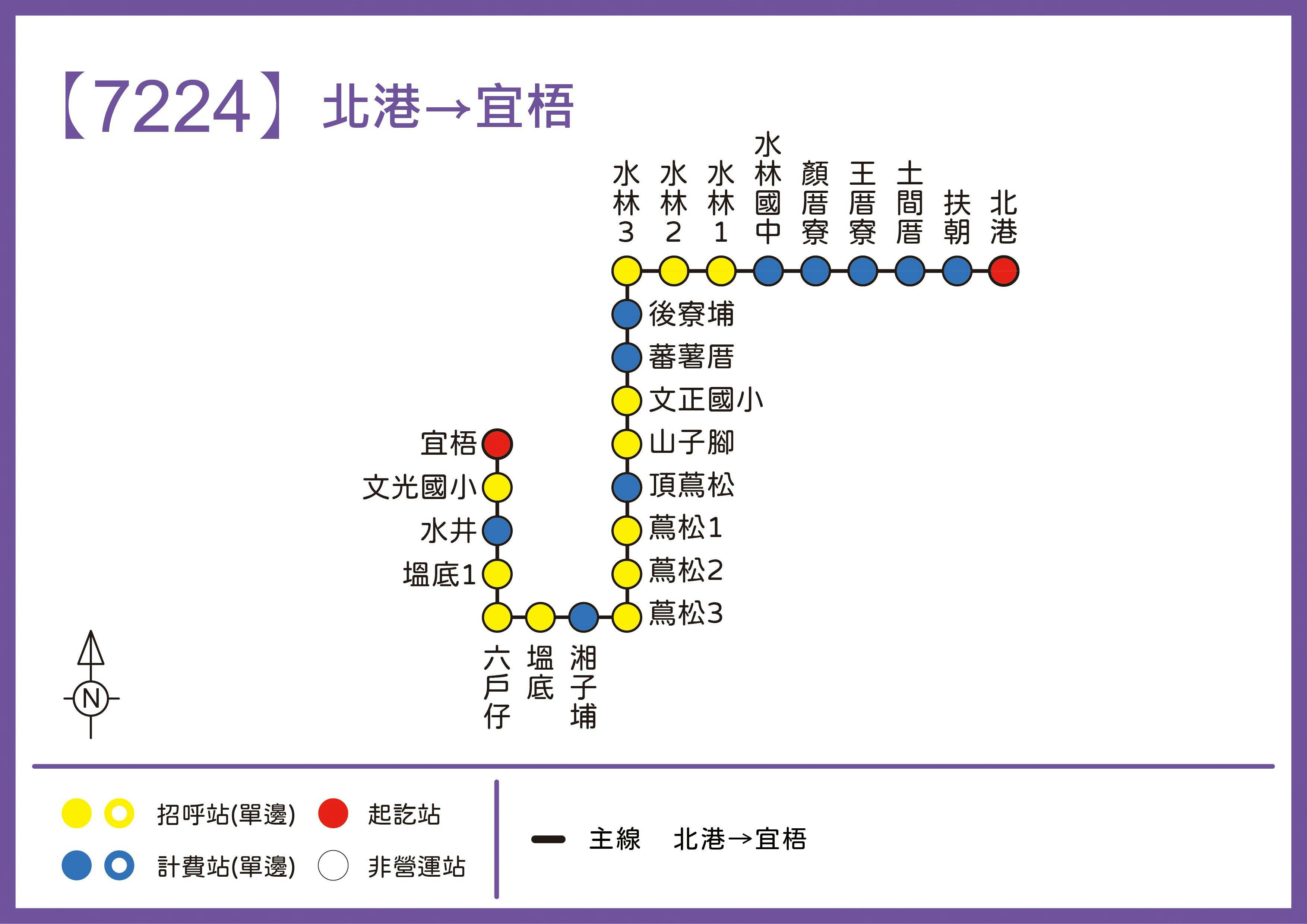 7224Route Map-Chiayi Bus