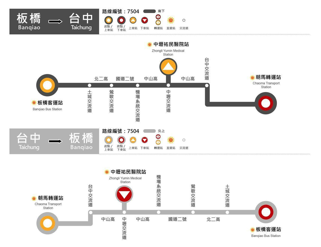 7504Route Map-Ho-Hsin Bus