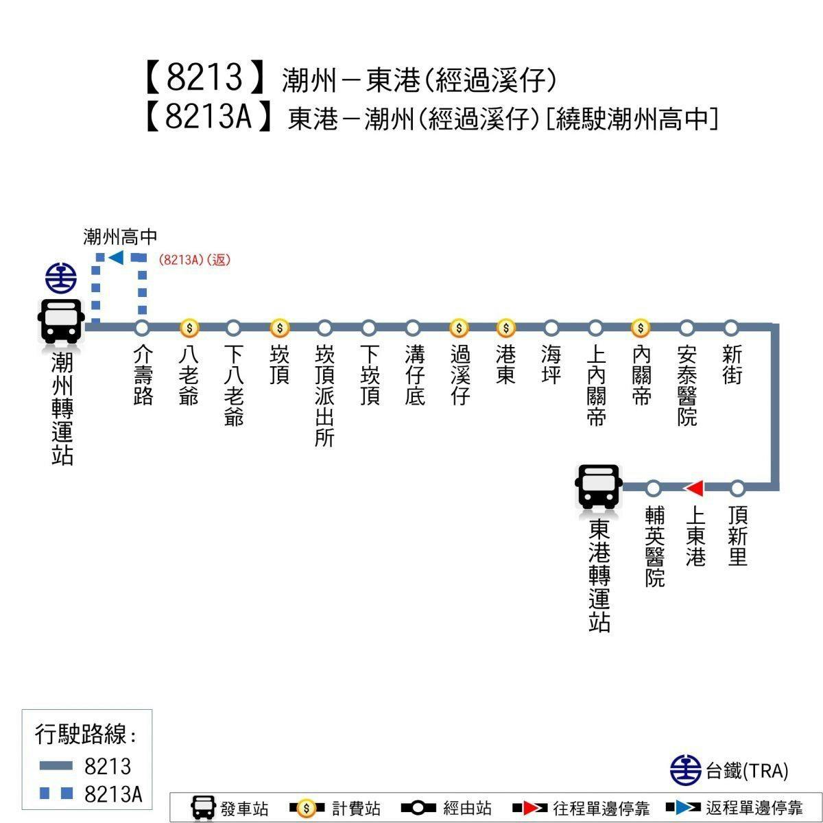 8213Route Map-Pingtung Bus