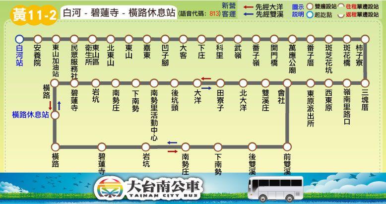 Y11-2Route Map-台南 Bus