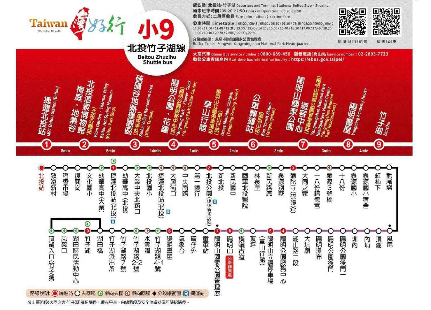 S9Route Map-台北市 Bus