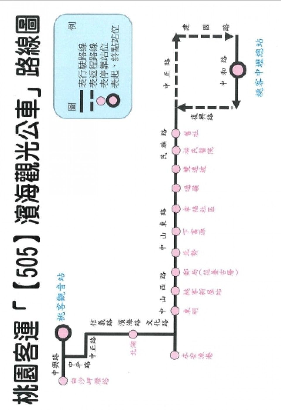 505Route Map-桃園 Bus