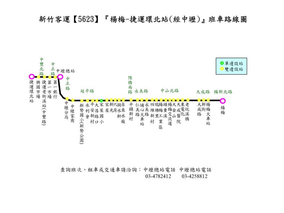 5623Route Map-桃園 Bus
