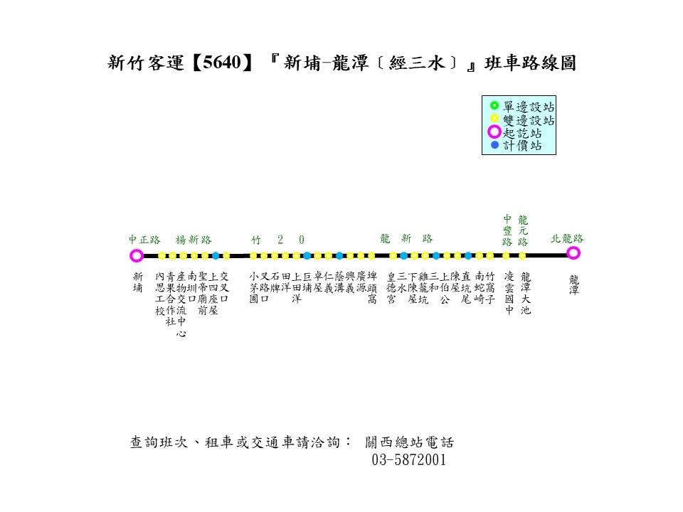 5640路線圖-新竹客運